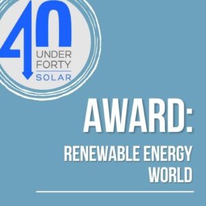 Renewable Energy World Solar 40 Under 40